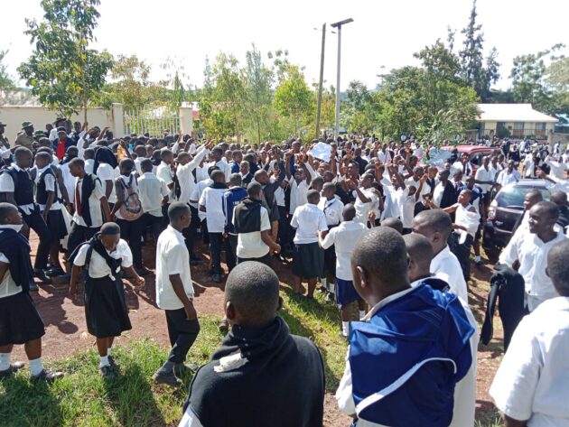 Students protesting
