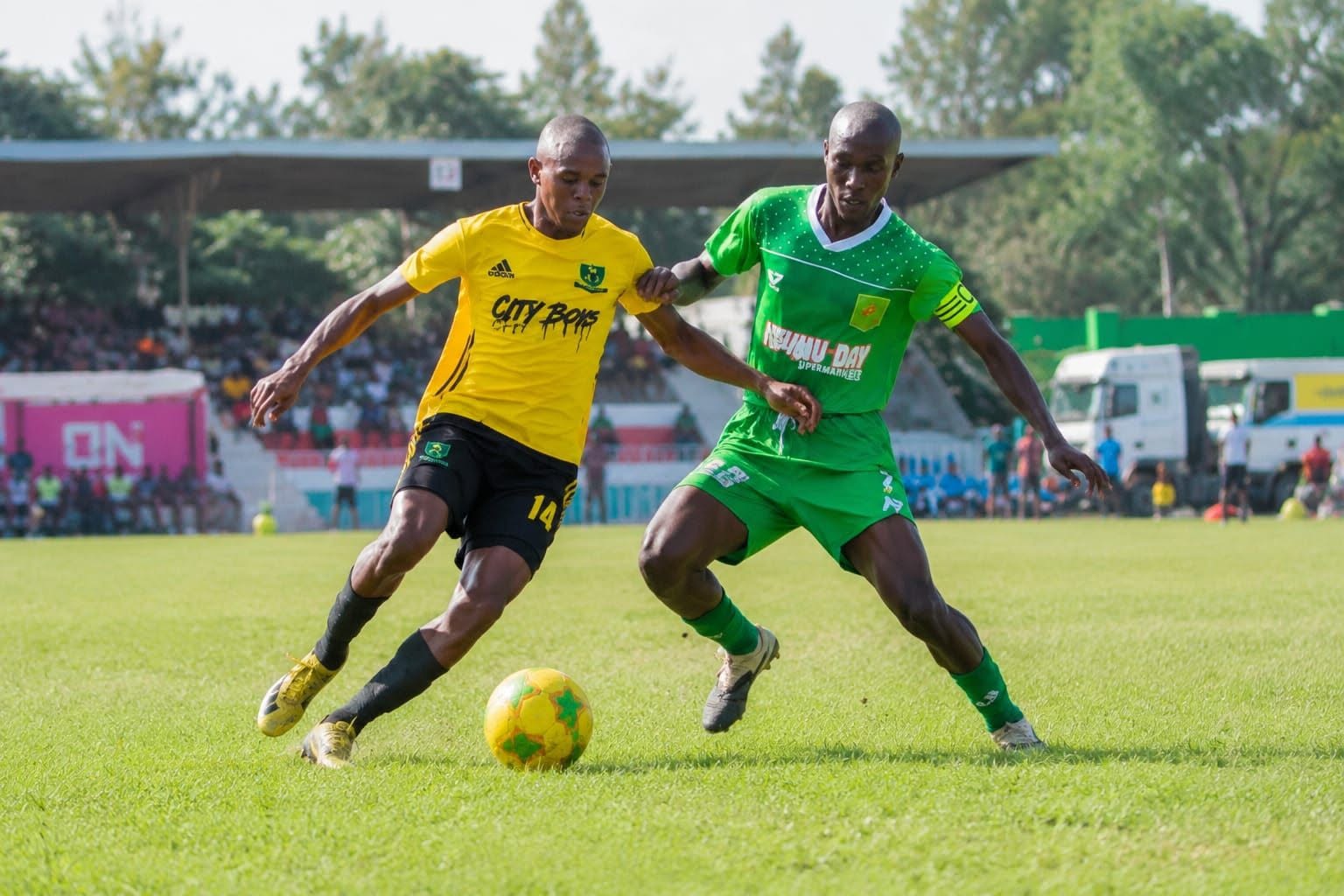 Kisumu Day and Kisumu Boys during their fierce KSSSA games clash in Kisumu.