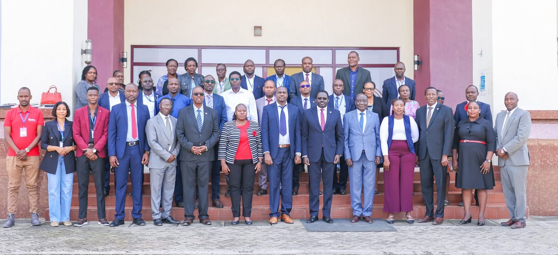 Kabarak University and NCBA bank officials pose for a photo