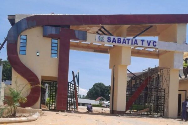 The Modern Sabatia TVC gate undergoing final touches ahead of its launch during Inagural Graduation Ceremony tomorrow June 05, 2026