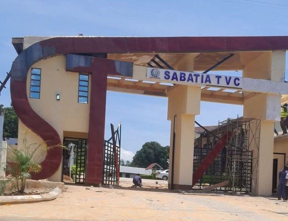 The Modern Sabatia TVC gate undergoing final touches ahead of its launch during Inagural Graduation Ceremony tomorrow June 05, 2026