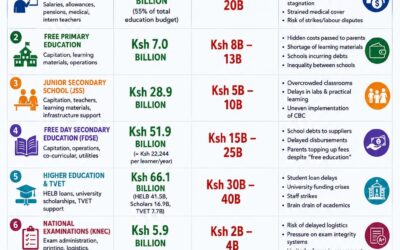 Education budget infographic