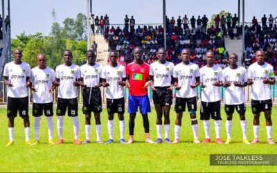 Kisumu Boys players pose for a team photo after winning their appeal against Kisumu Day, securing the right to represent Kisumu Sub-County at the upcoming Kisumu county championships