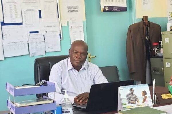 Kebirigo National School Chief Principal Clement Nyang'acha Photo: Enock Okong'o