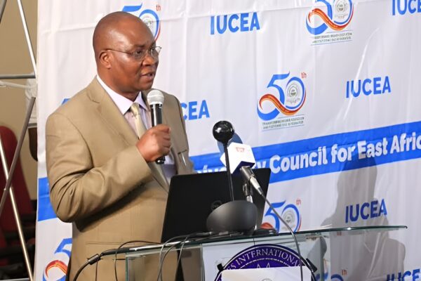 KICD CEO Charles Ong'ondo speaking at a past event