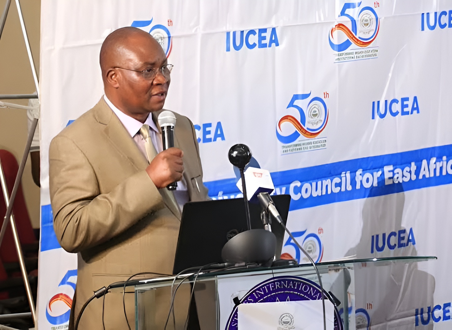 KICD CEO Charles Ong'ondo speaking at a past event