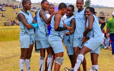 Kaboson Girls Secondary School players