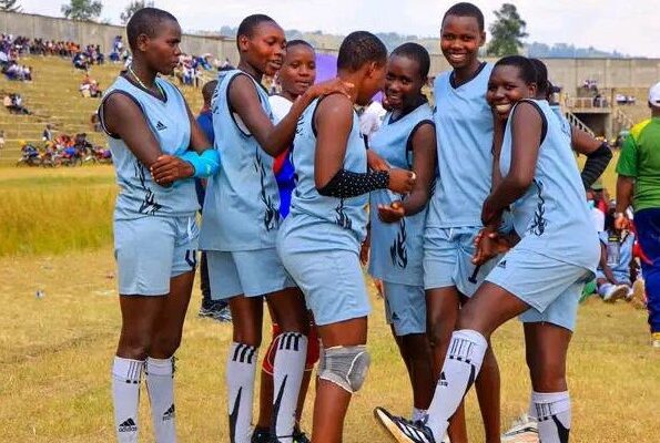 Kaboson Girls Secondary School players