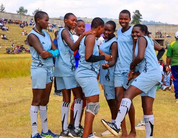 Kaboson Girls Secondary School players