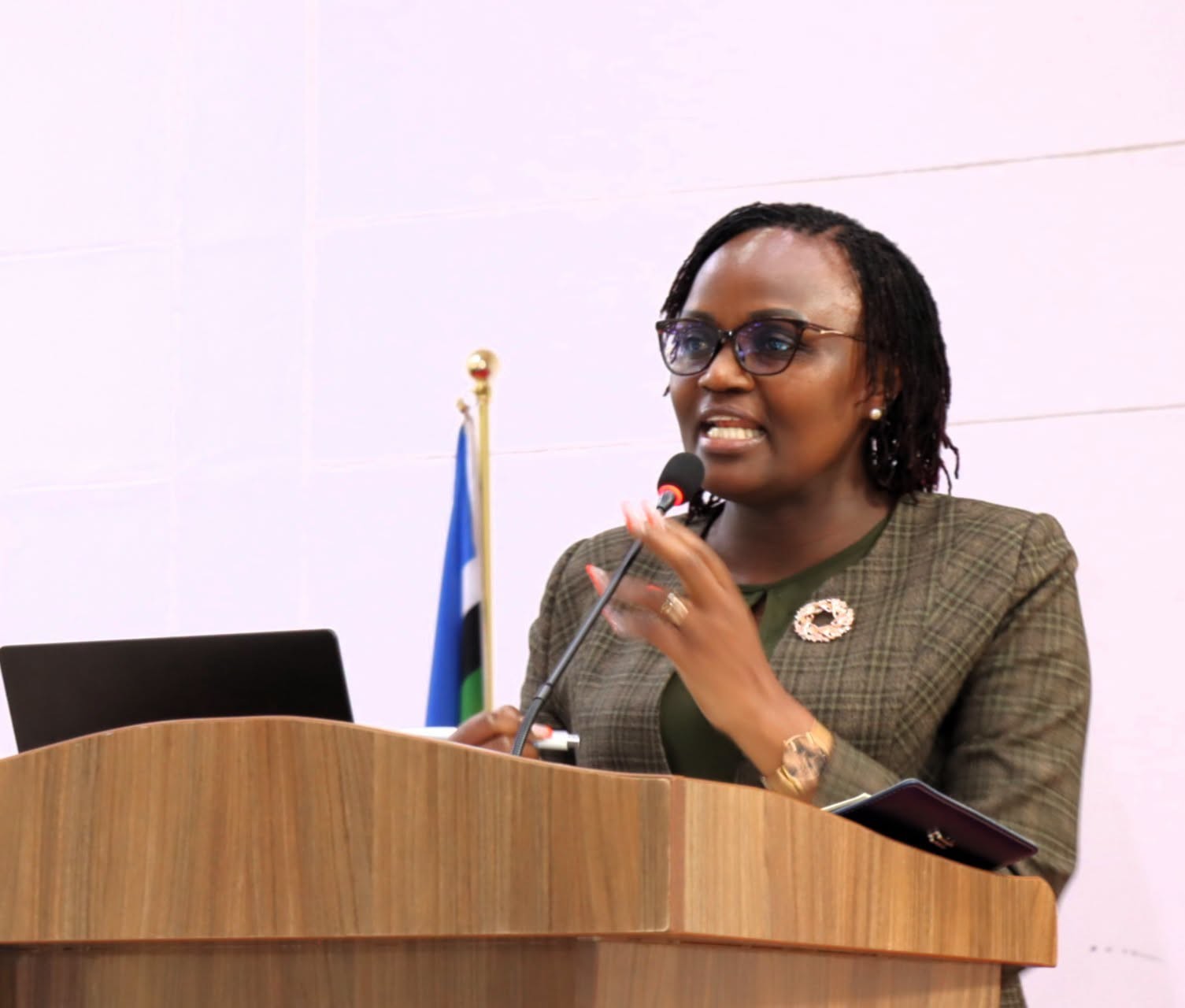 Dr-Alice-Kande-CEO-of- NQA has urged TVET institutions to r with the data base