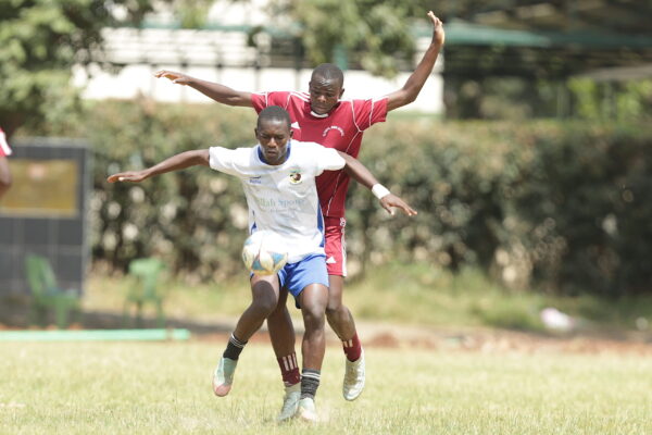 HighWay VS Olympic High School during Nairobi Region Secondary School Schools term 2 football match at Jamhuri High school