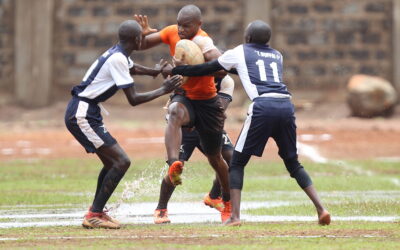 Kahuguini boys and Makwa Boys in their term One Secondary school games Rugby15s at Thika High school. March 4, 2026