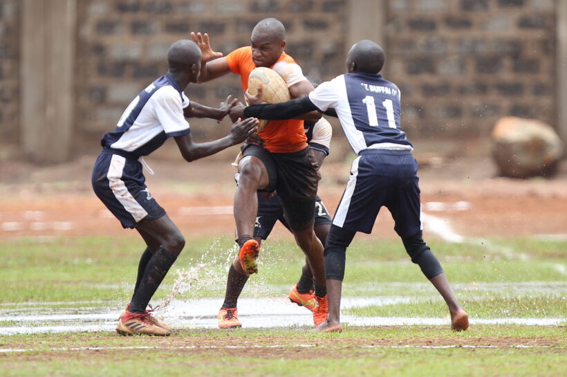 Kahuguini boys and Makwa Boys in their term One Secondary school games Rugby15s at Thika High school. March 4, 2026
