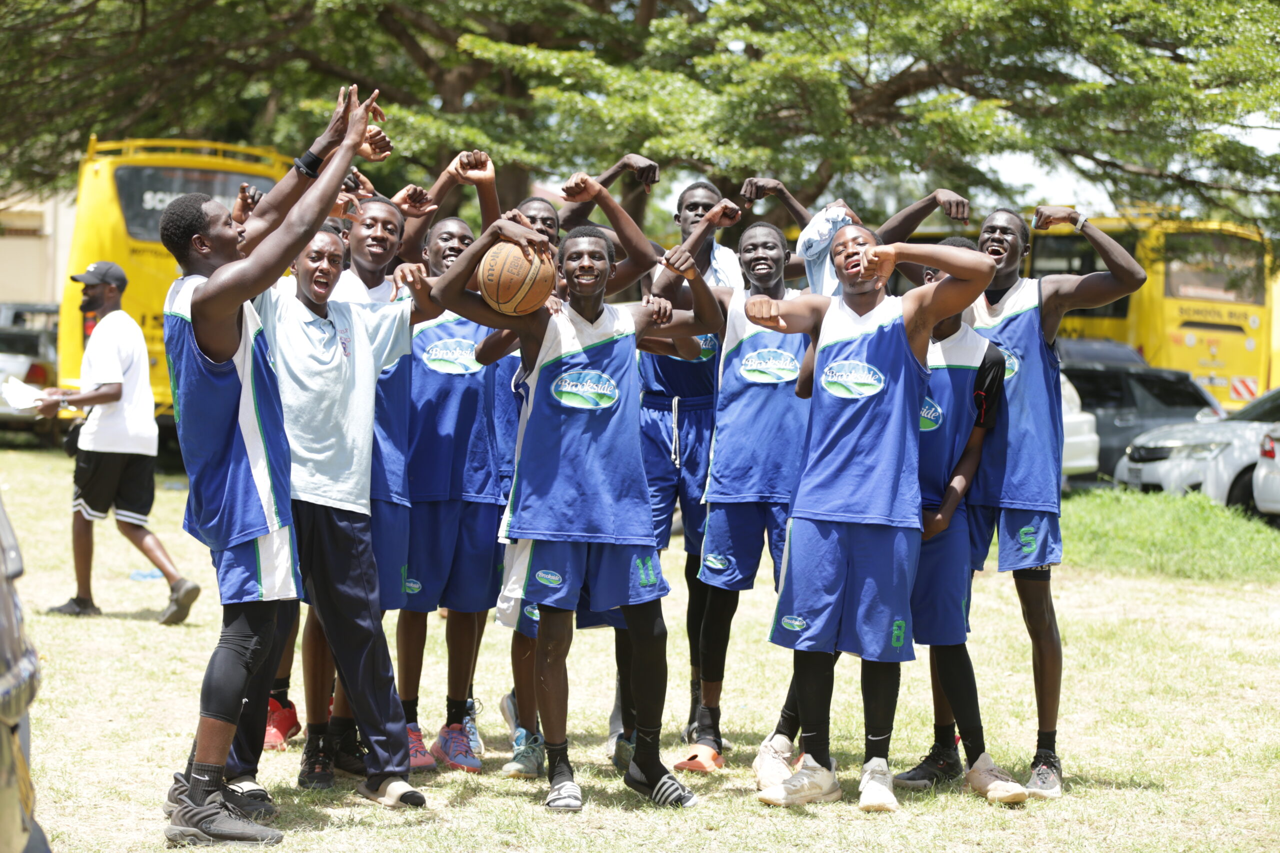Laiser Hill secondary school during Kenya Secondary Schools term 1 basketball match at The Kisumu National Polytechnic