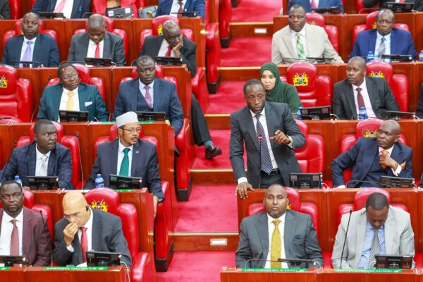 Kitutu Masaba MP Clive Gisairo speaking during a past Nstional Assembly session