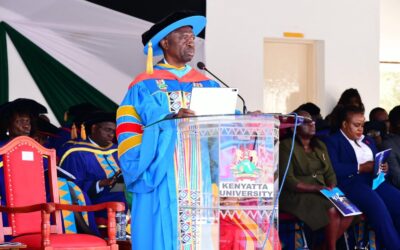 Prof. John Okumu has officially been installed as the 7th Vice-Chancellor of Kenyatta University