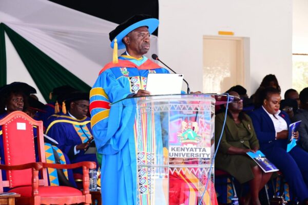 Prof. John Okumu has officially been installed as the 7th Vice-Chancellor of Kenyatta University