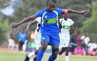 Arch Bishop Njenga girls captain Hilder Natecho during the 2026 KSSSA national games at the M-Pesa Academy
