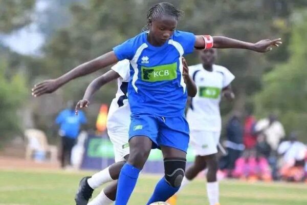 Arch Bishop Njenga girls captain Hilder Natecho during the 2026 KSSSA national games at the M-Pesa Academy
