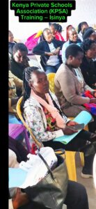Elmi Diisow teachers during the training at Isiny