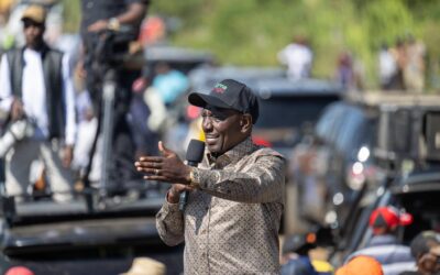 President William Ruto Speaking during the development tour in Narok County