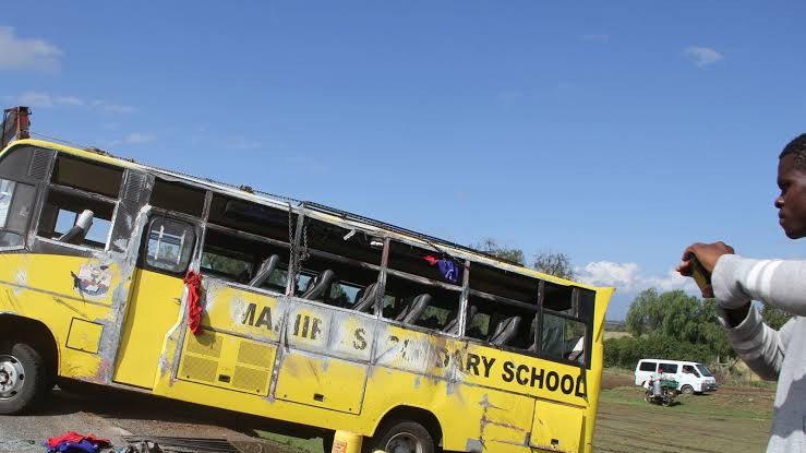 School bus accient