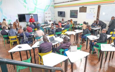 Teachers during the nationwide Information and Communication Technology (ICT) training in June
