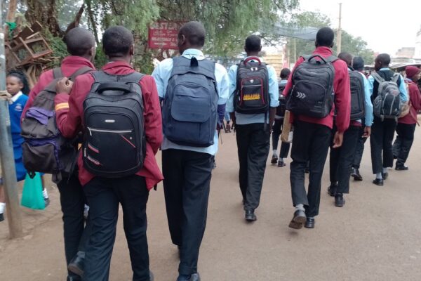 Students head to school as institutions reopen for the third term amid a Sh5,787 per-learner funding shortfall.-Photo| Courtesy