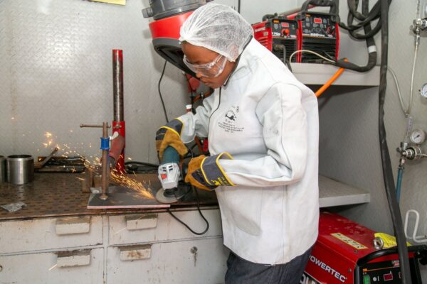 A TVET trainee during a previous skill exhibition-Photo|Courtesy