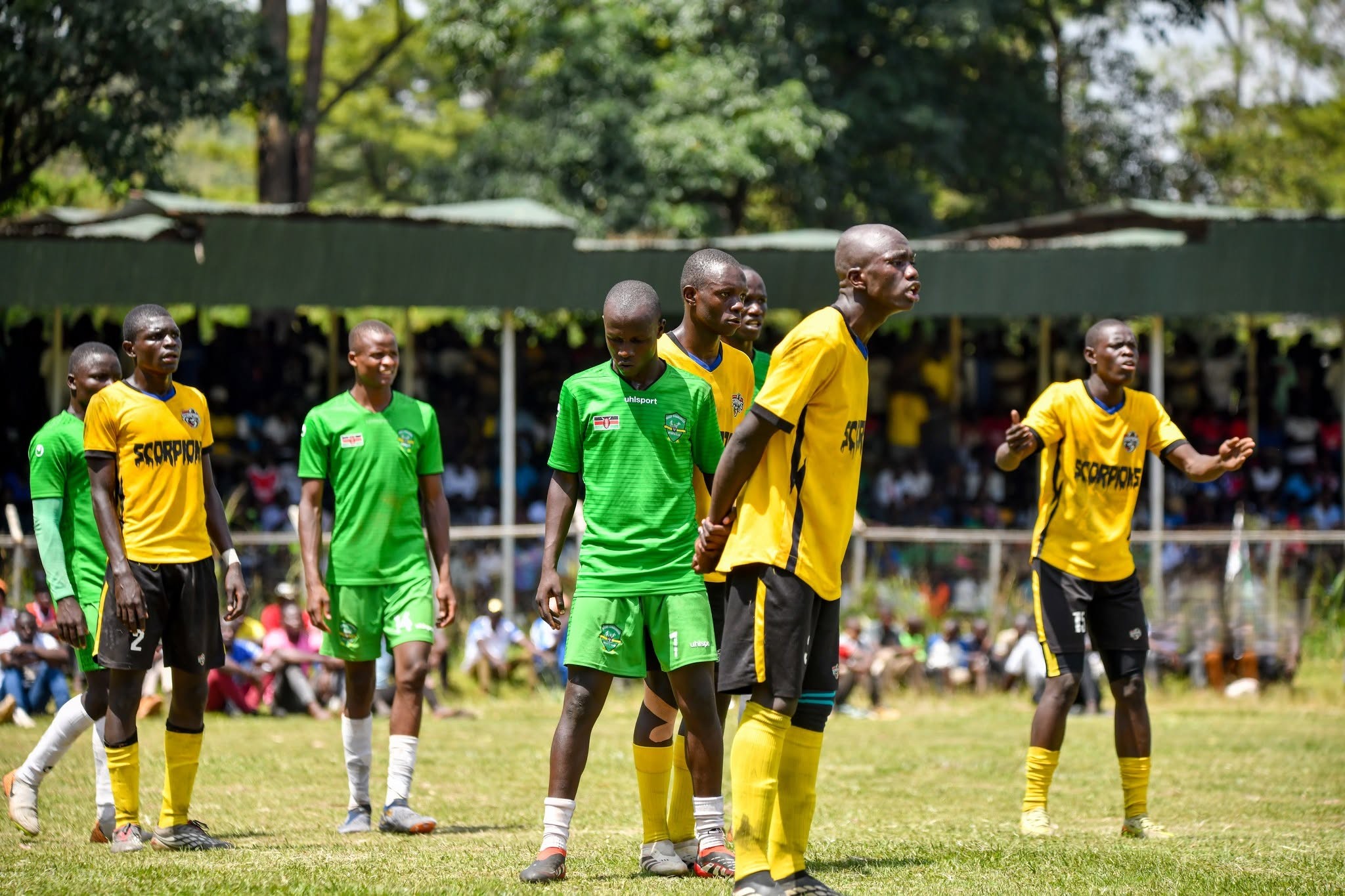 Kakamega high School and Musingu High School Players during a past KSSSA Western Region football match-Photo|Courtesy