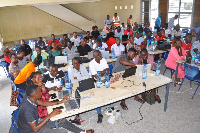 Teachers during the nationwide Information and Communication Technology (ICT) training in June