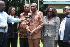 Lugari MP Hon. Nabii Nabwera And Other Stakeholders After ThePublic Participation Exercise At The Kenya Redcross Hall In Nakuru Town