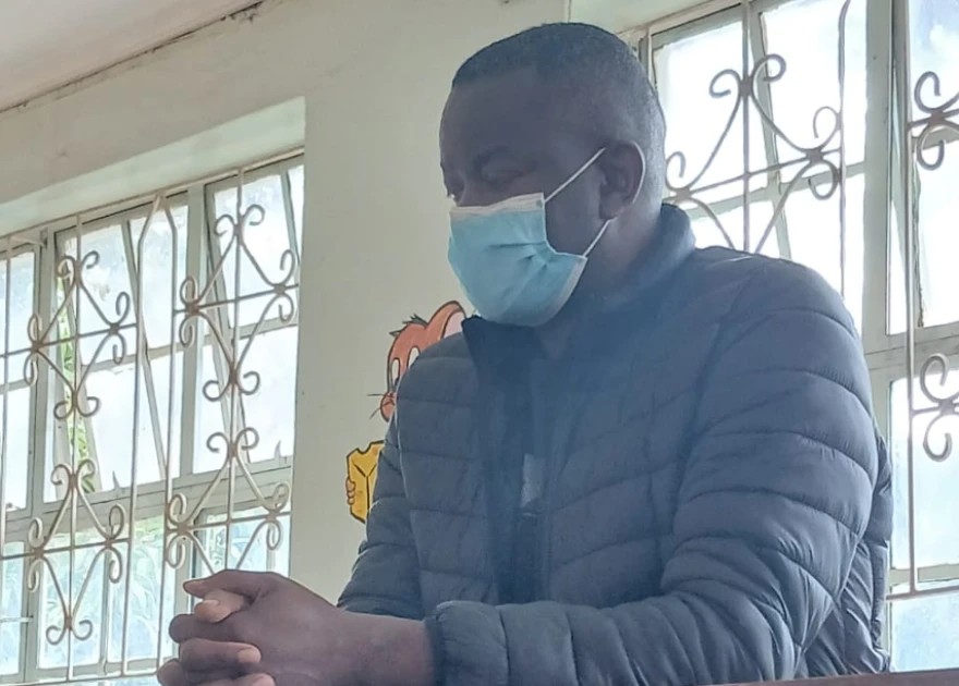 Former Machakos County government Chief Officer Joseph Mutwiwa Munyao appears in court-Photo|Courtesy