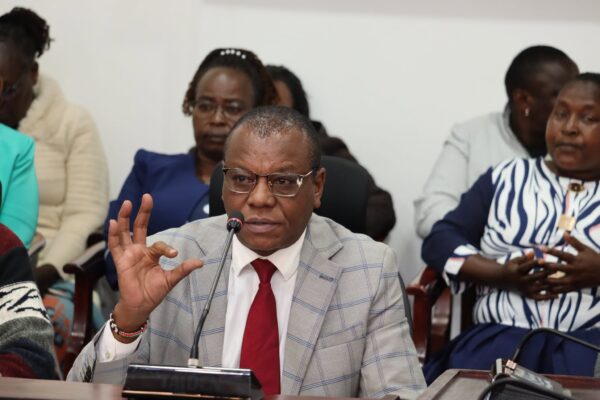 ECDE officers befor the Senate Labour and Social Welfare Committee