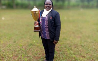 Outgoing Wiyeta Girls Senior Principal Esther Kibor during her tenure at the school. Kibor has been transferred after four years of service, leaving behind a notable legacy in academics and girls’ football