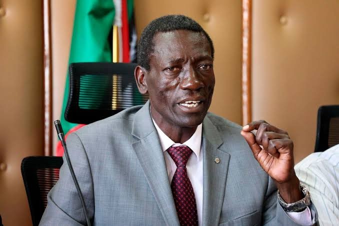 KNUT Secretary-General Collins Oyuu addresses the press at the Union's headquarters in Nairobi-Photo|File