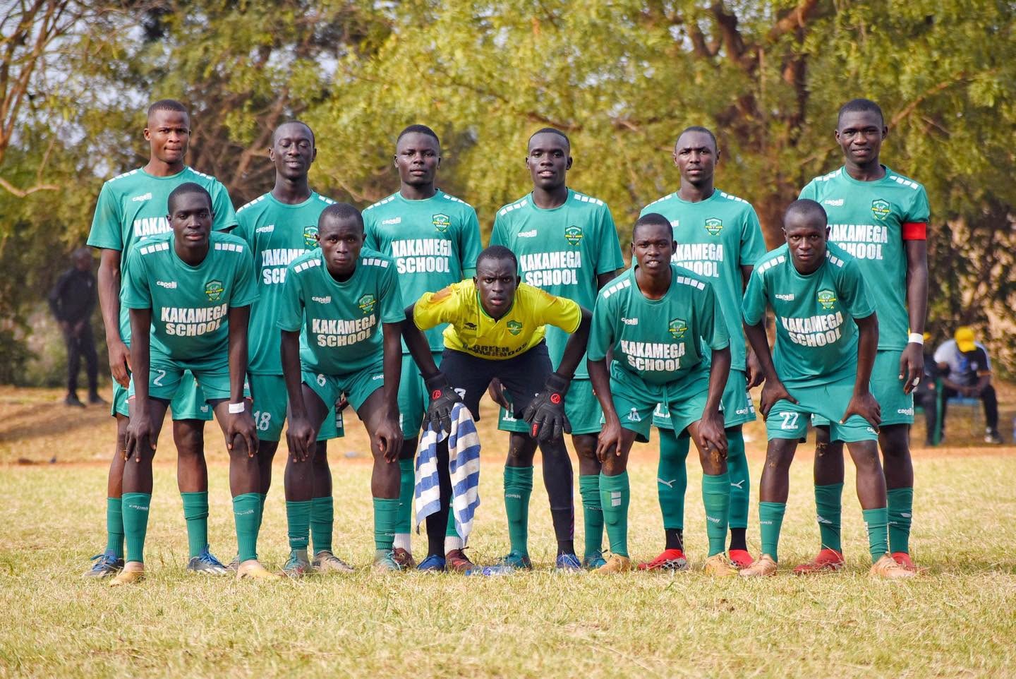Kakamega High School football players pose for a group photo during the 2026 FEASSA games in Morogoro Tanzania