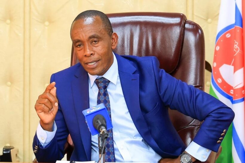 Kiambu Governor Kimani Wamatangi in a past address