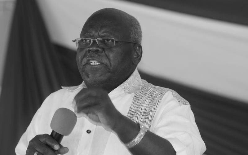 Former Education minister, Peter Oloo Aringo who steered the country to the 8-4-4 curriculum-Photo|Courtesy
