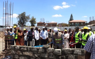 President William Ruto launching construction of Kware market in Kajiado North Constituency.Photo Obegi Malack
