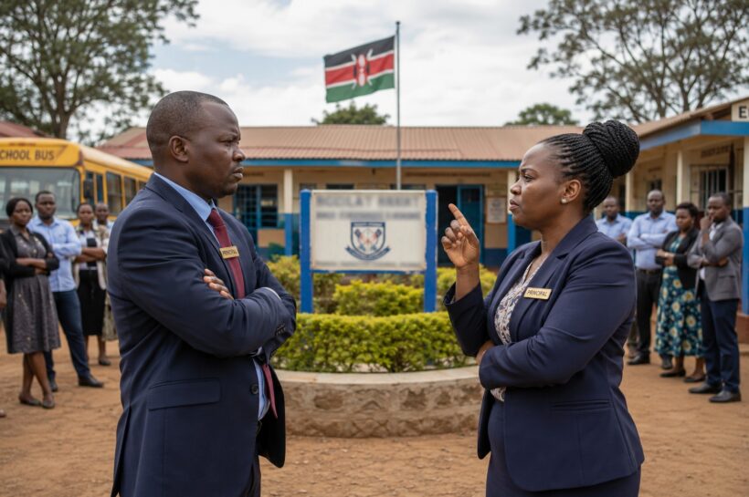 Principal Confrontation in School