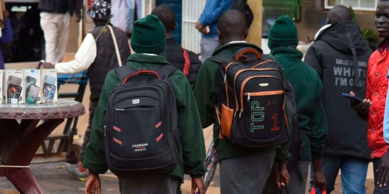 Students heading home from school. Questions over the management of government capitation funds are growing in the South Rift after a number of senior schools sent learners home for fees, prompting parents to demand an explanation from the Ministry of Education