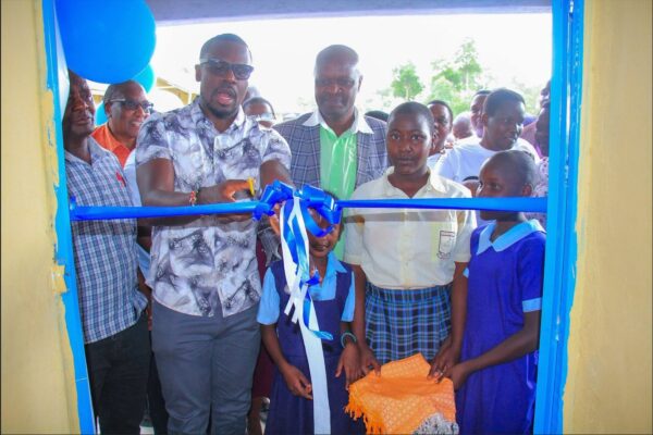 South Mogirango MP Sylivanus Osoro opening Nyangweta SDA Senior School Multipurpose Hall. Photo: Enock Okong'o