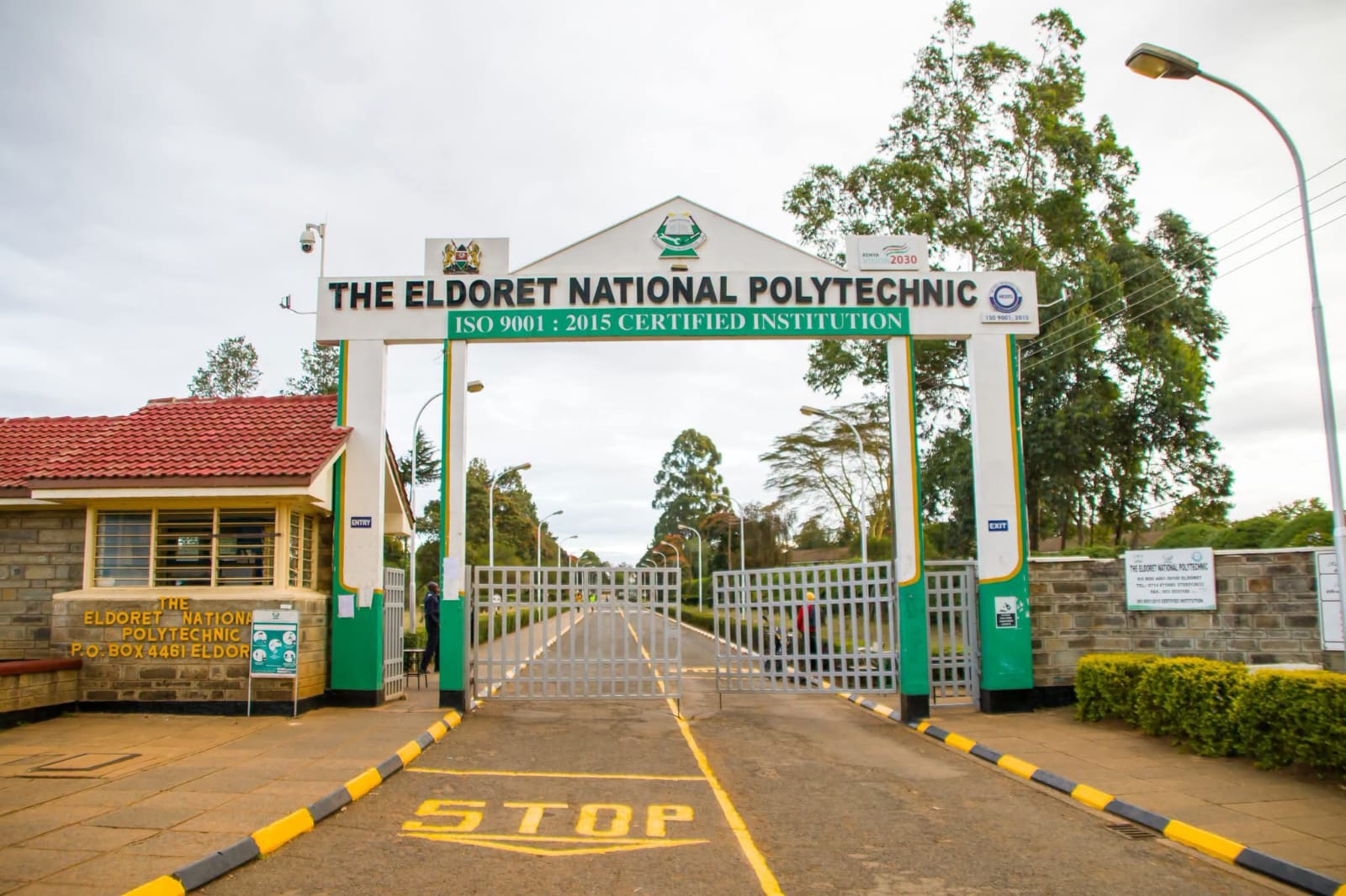 The Eldoret National Polytechnic main gate