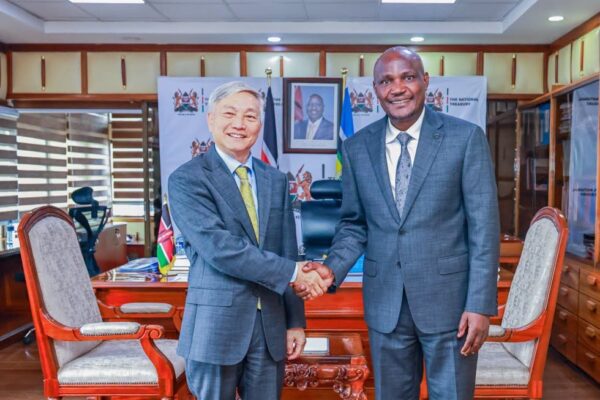 World Bank Representative with Cabinet Secretary, John Mbadi