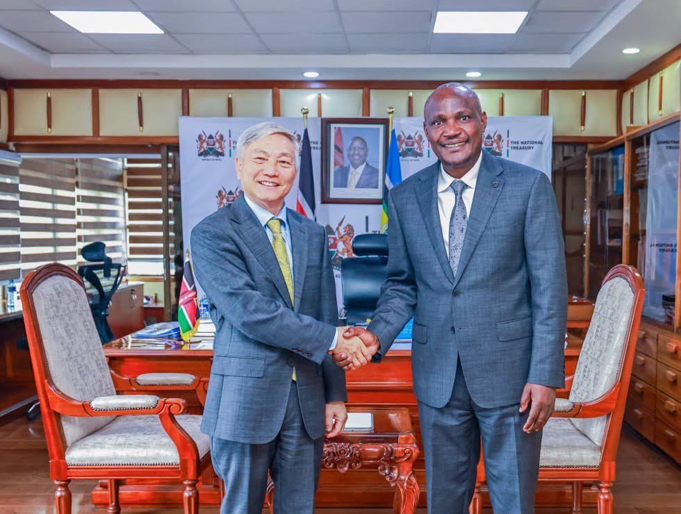 World Bank Representative with Cabinet Secretary, John Mbadi