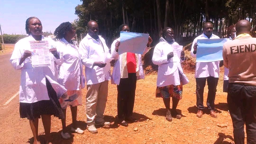 Special Education Needs Teachers in Elgeyo Marakwet stage Demonstration. The teachers have issued a January 2027 deadline for the county government to address their grievances or face a strike.